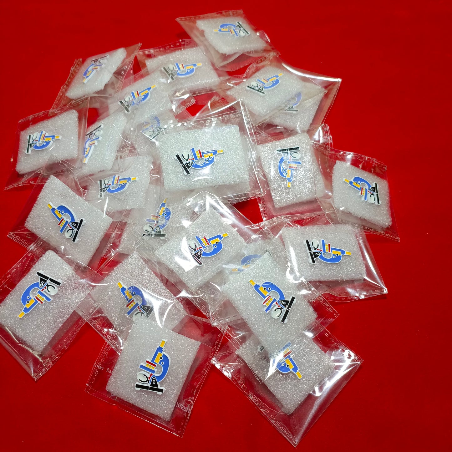 Lapel pins of microscope smart