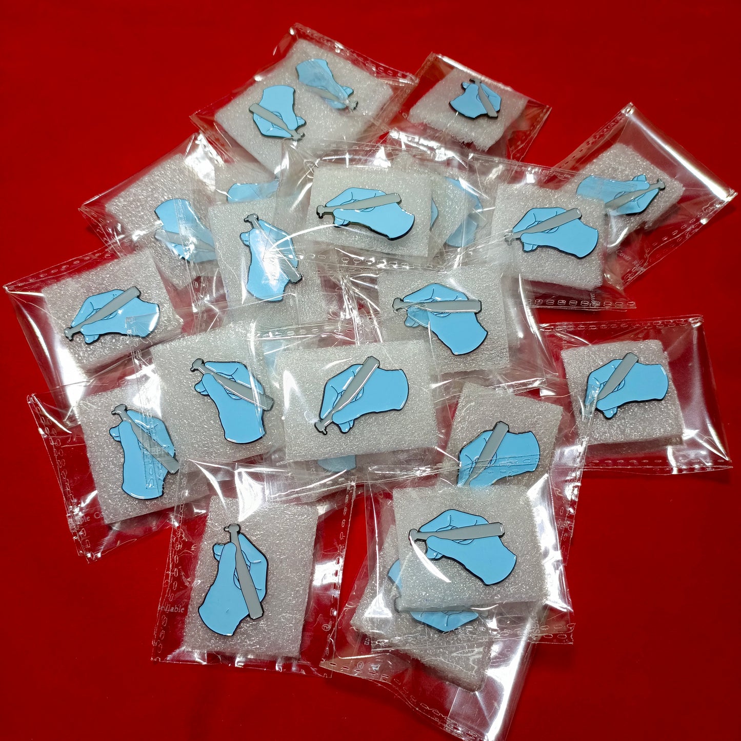 Lapel pins of hand piece