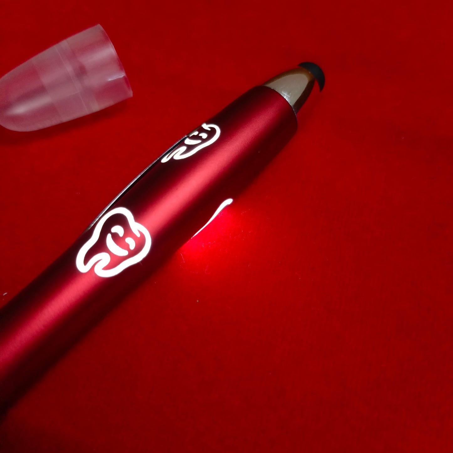 LED Ballpoint Pen with tooth cartoon