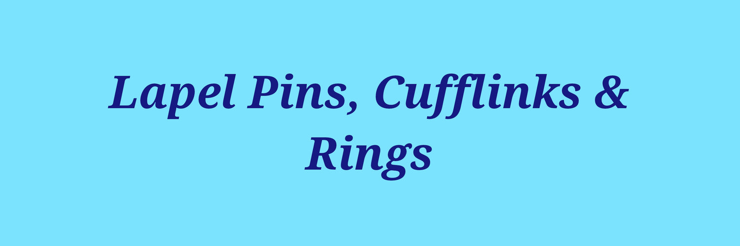 Lapel Pins, Cufflinks & Rings