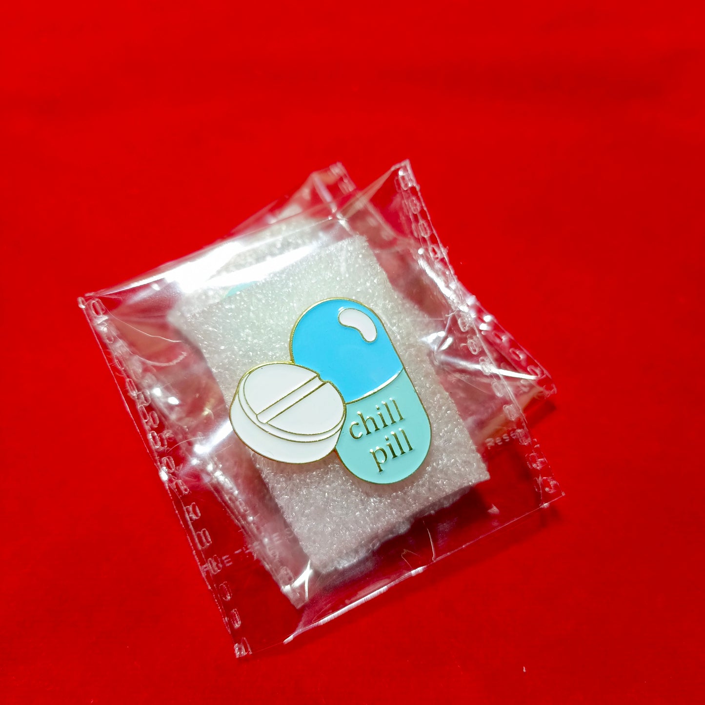 Lapel pins of Chill Pill