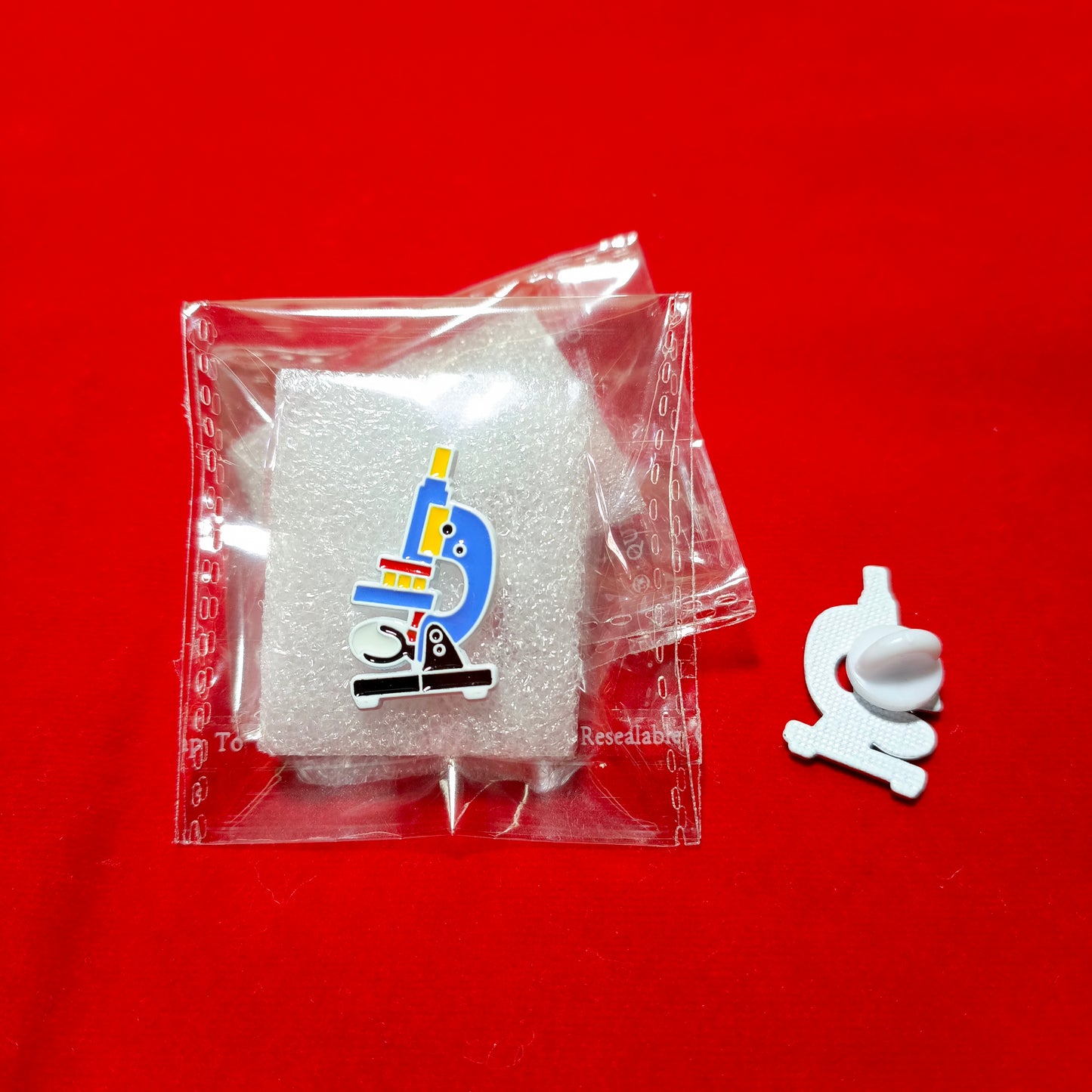 Lapel pins of microscope smart