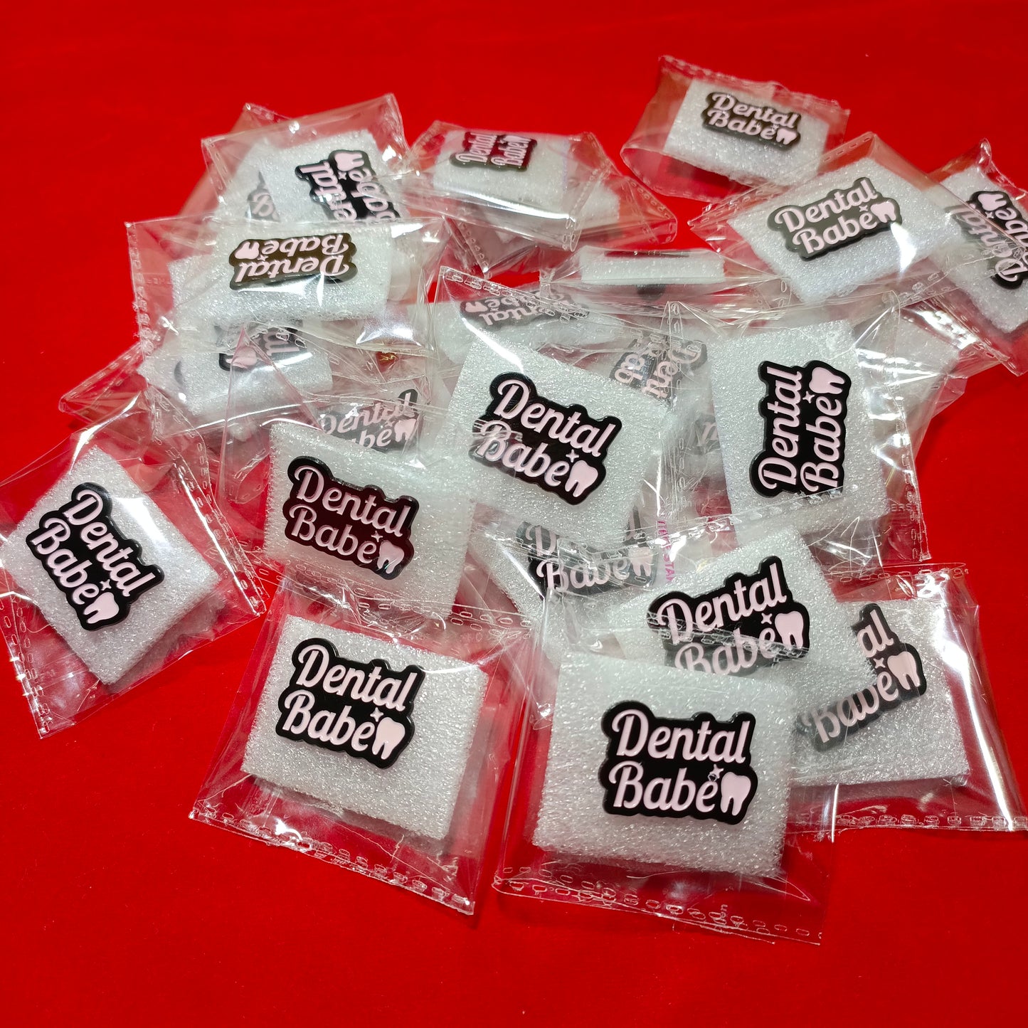 Lapel pins of Dental Babe