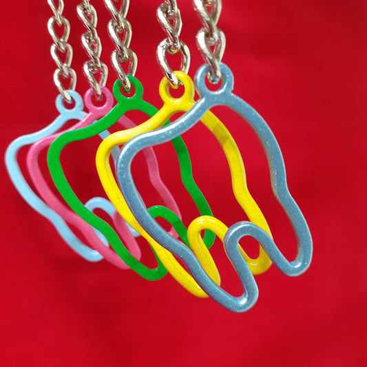 Keychain of Tooth Outline