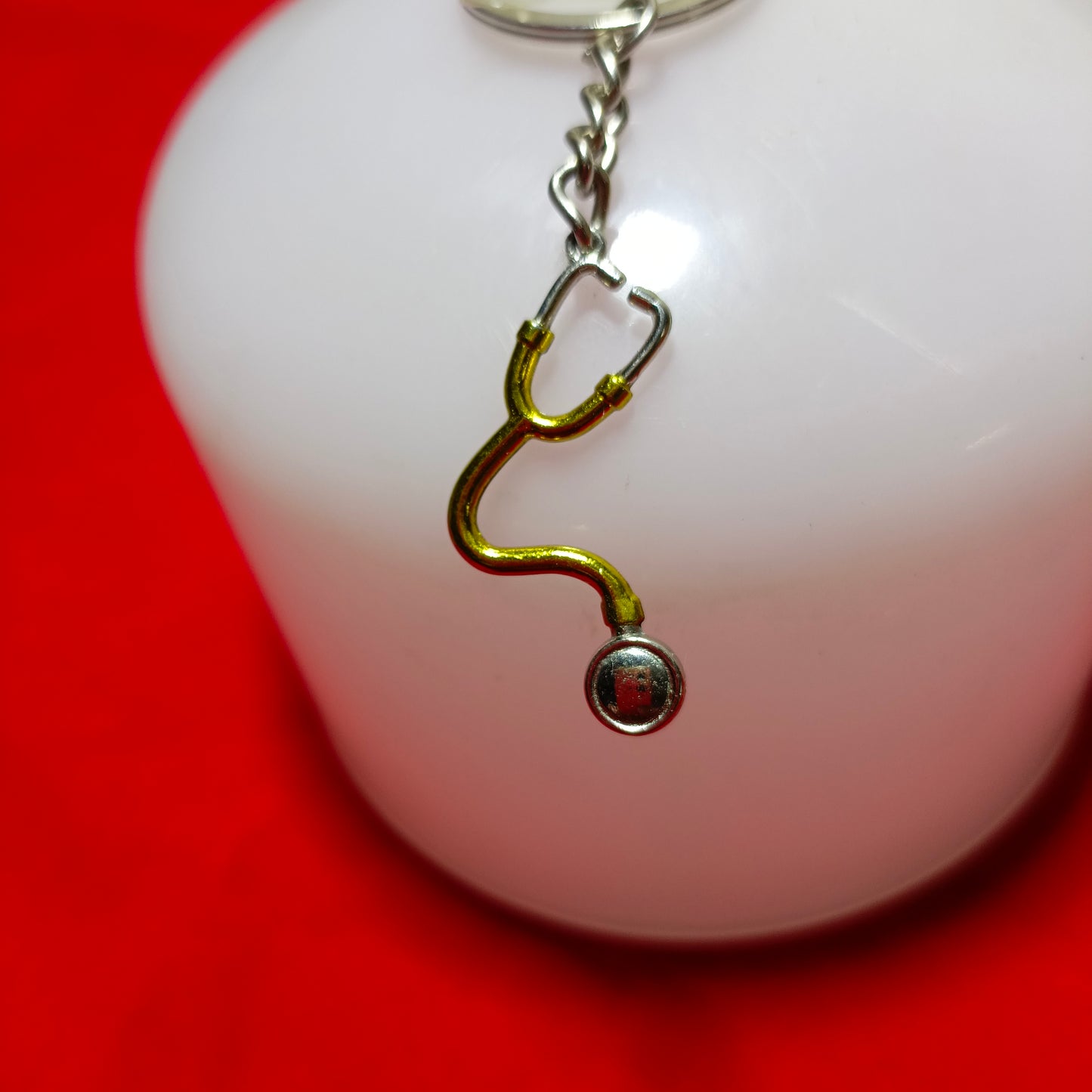 Keychain of stethoscope