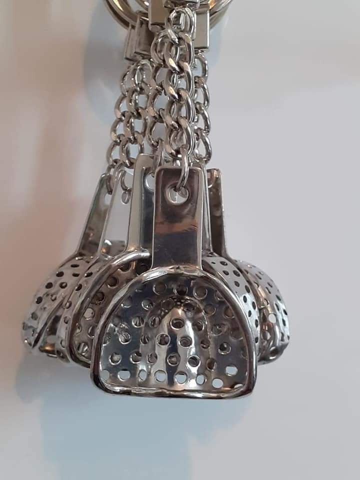 Keychain of impression tray