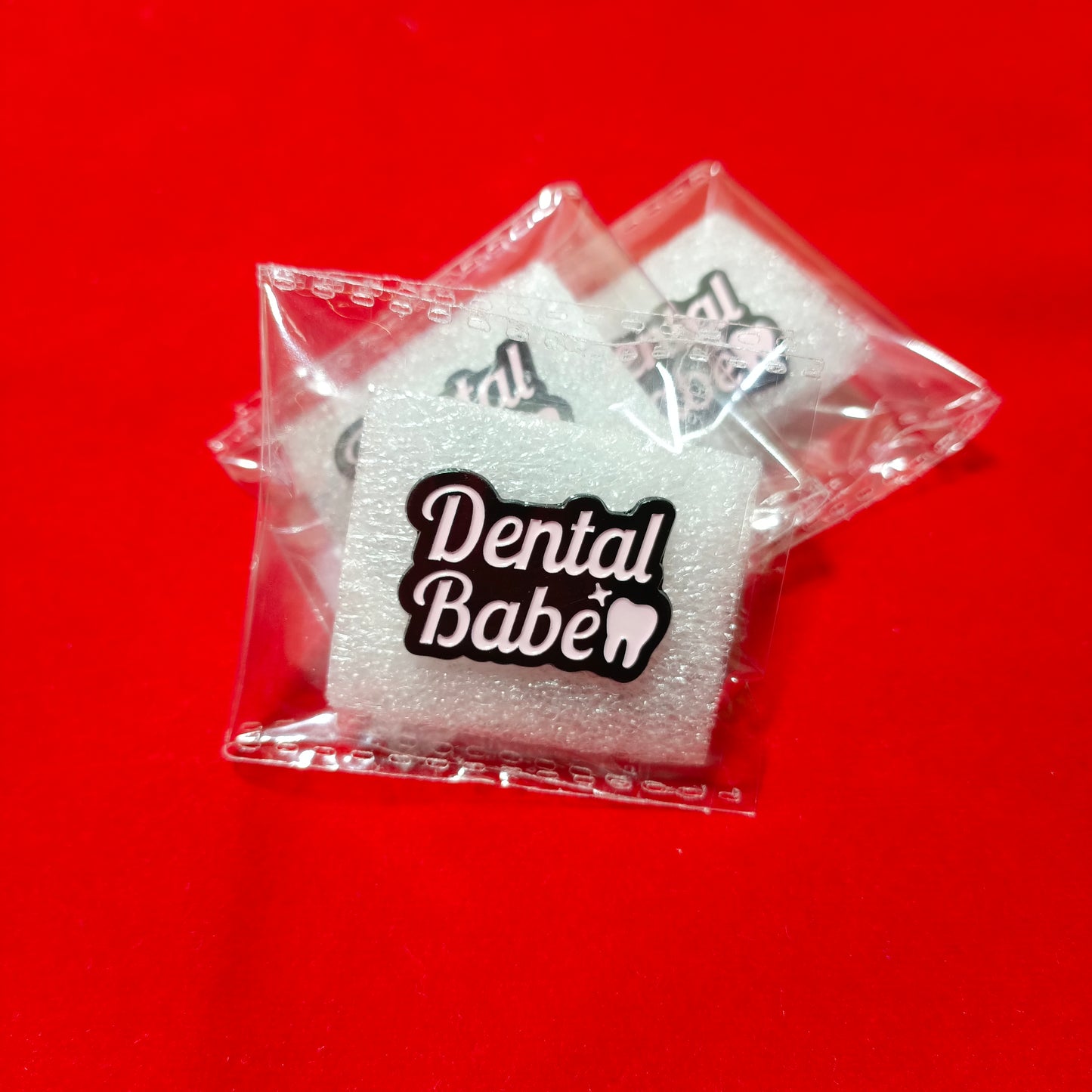 Lapel pins of Dental Babe