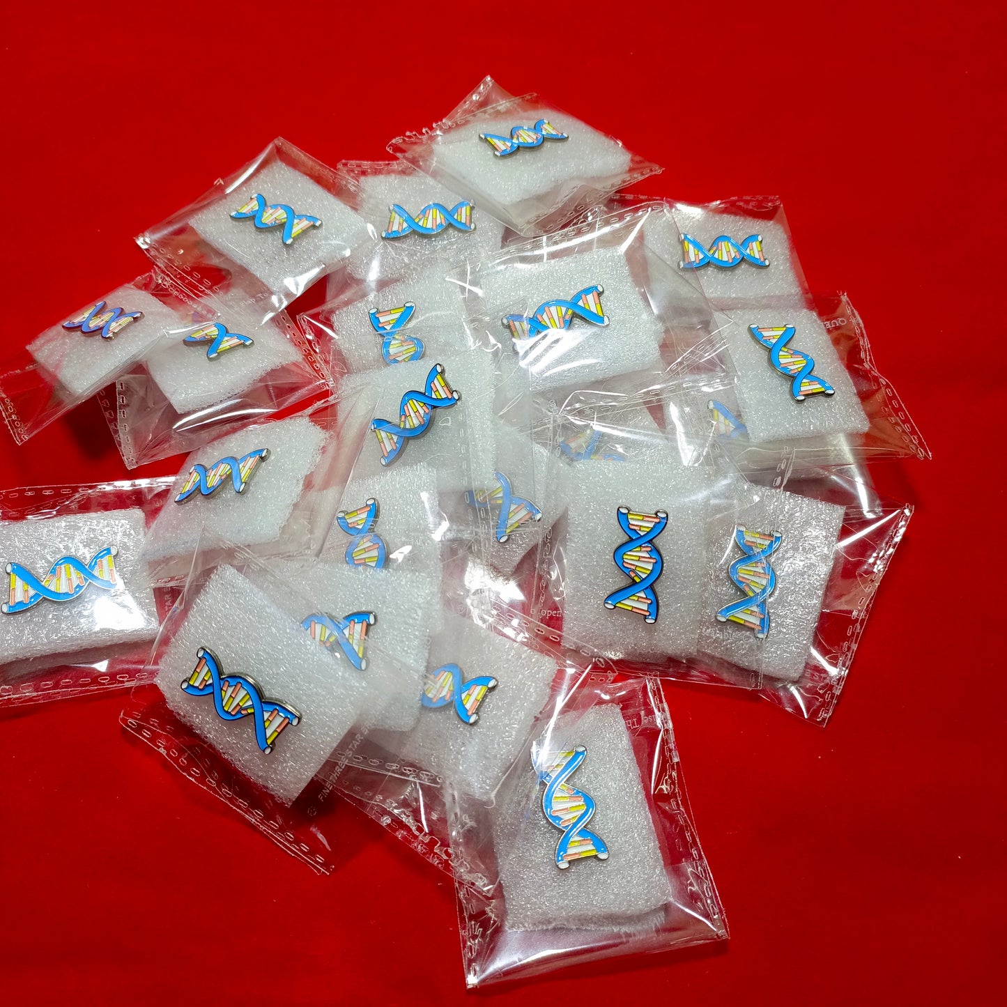 Lapel pins of DNA Model